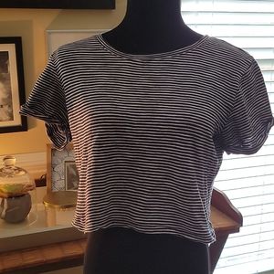 Forever 21, stripped crop top, size S